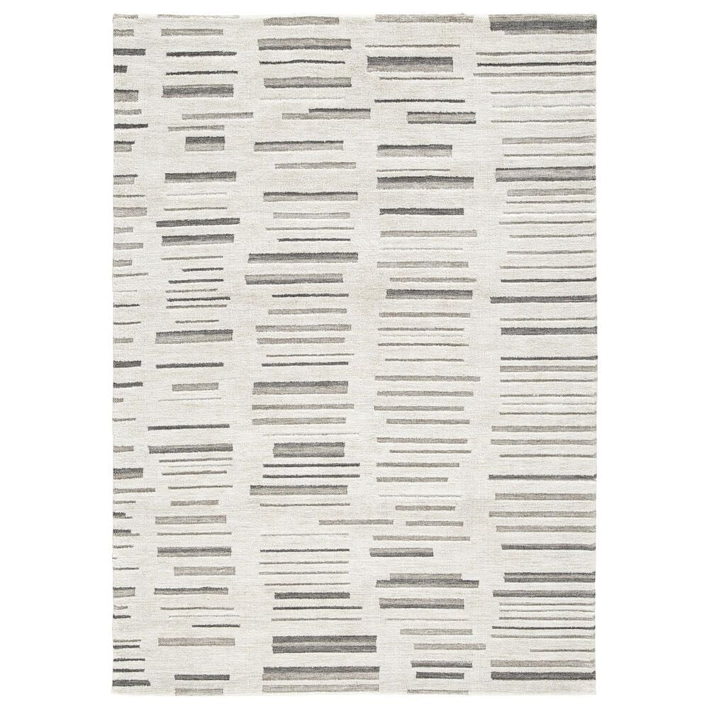 Ashley Leesdale 5" x 7" Ivory, Brown and Black Area Rug, , large