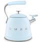 SMEG 2.3L Retro Style Electric Whistling Kettle in Pastel Blue, , large