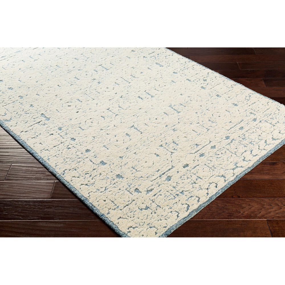 Surya Louvre LOU-2304 4&#39; x 6&#39; Navy, Ice Blue and Cream Area Rug, , large