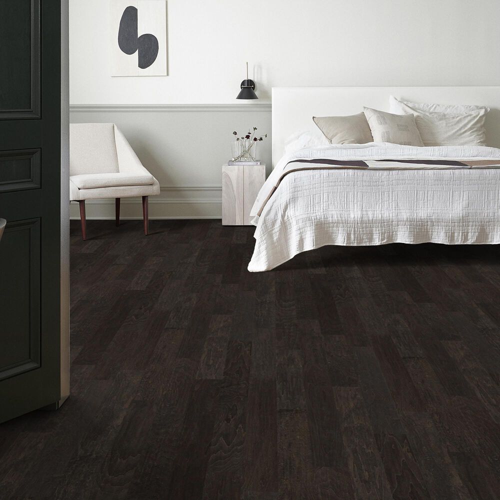Shaw Fairbanks Midnight Maple 6 3/8&quot; Engineered Hardwood, , large