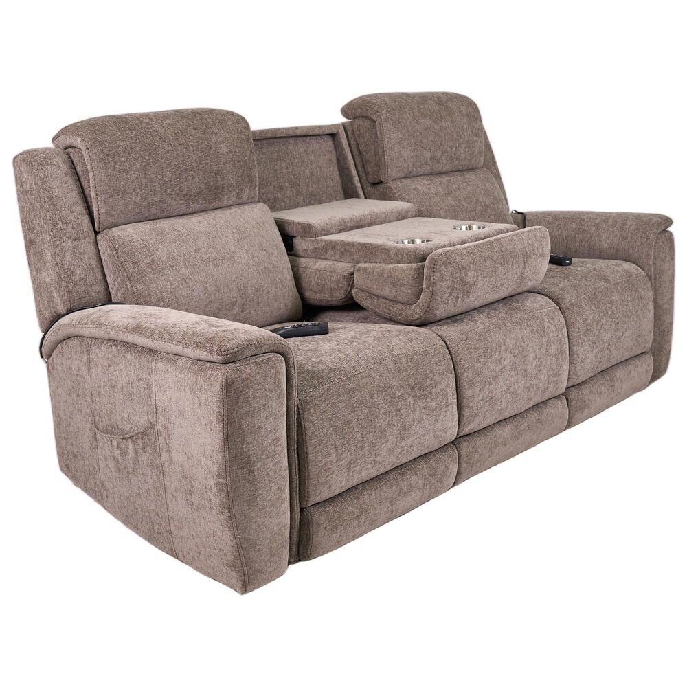 Synergy Home Furnishings Llc Power Reclining Sofa with Air Massage in Rex Bungee Cord, , large