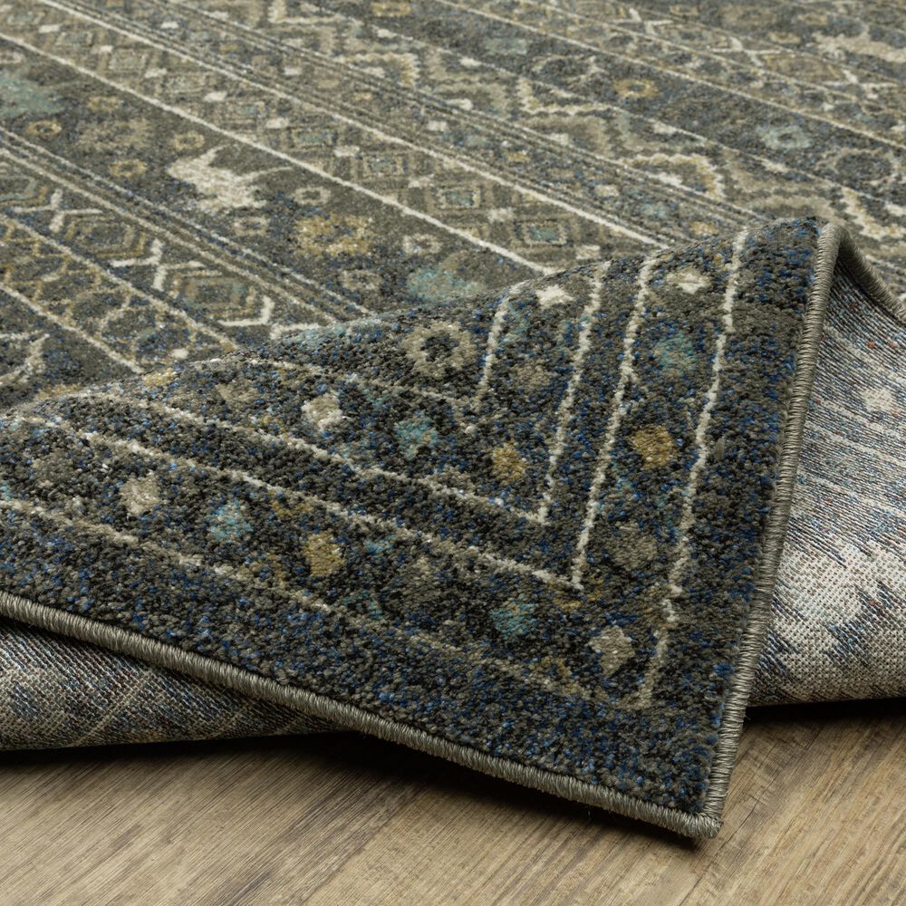 Oriental Weavers Venice 2&#39;3&quot; x 7&#39;6&quot; Blue and Gold Runner, , large