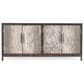 Classic Home Lisbon 4-Door Sideboard in Black, , large