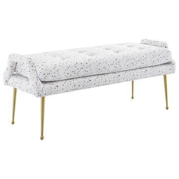 Tov Furniture Eileen Bench in Terrazzo Velvet, , large