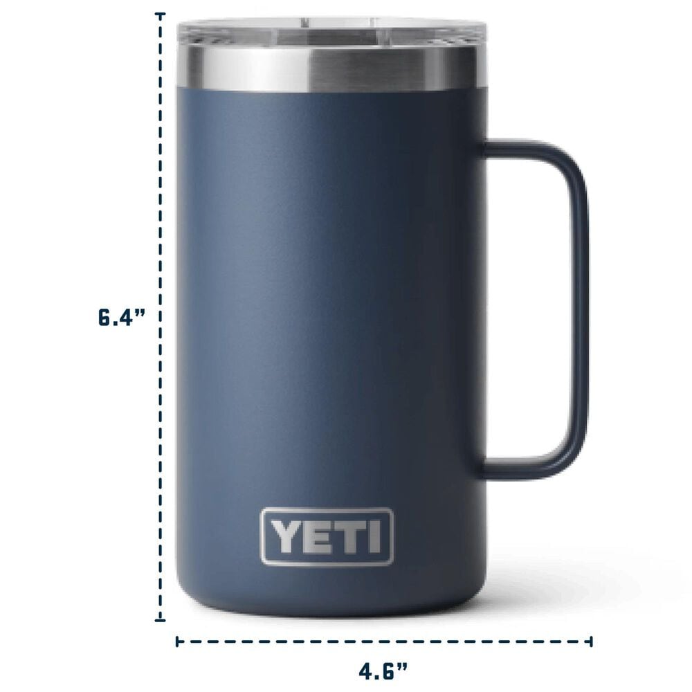 YETI Rambler 24 Oz Mug with MagSlider Lid in White, , large