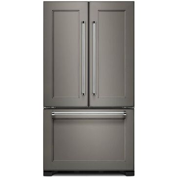 KitchenAid 22 Cu. Ft. 36" Wide Counter Depth French Door Refrigerator - Panels Sold Separately, , large