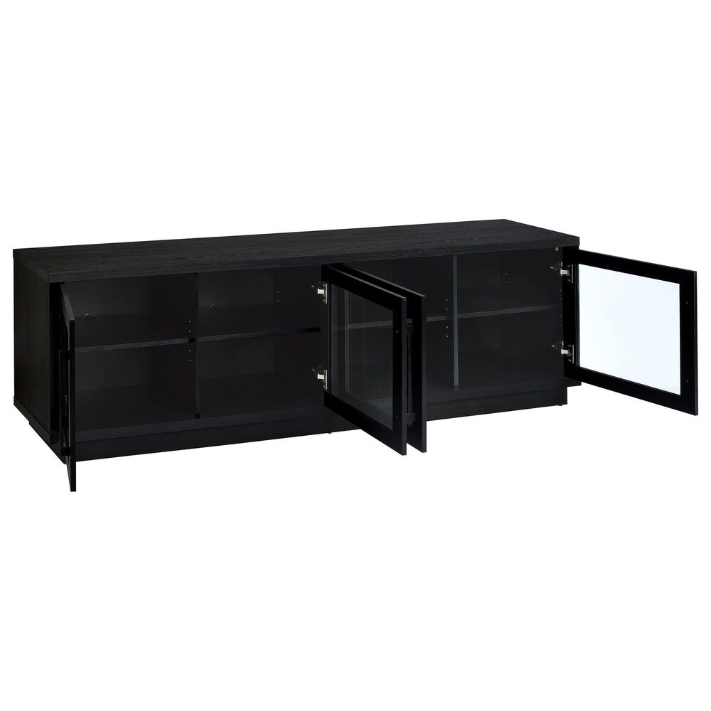 Coaster Medina 79" TV Stand in Black, , large