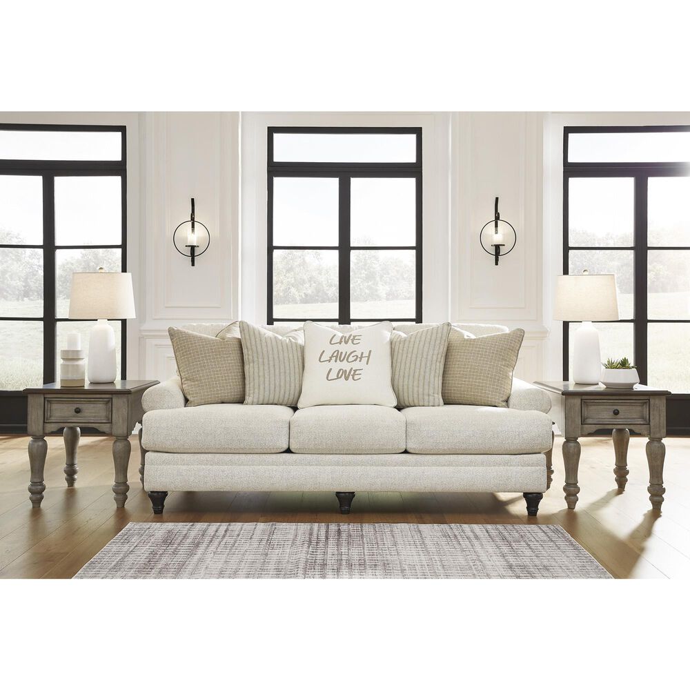 Ashley Valerani Stationary Sofa in Sandstone, , large