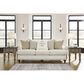 Ashley Valerani Stationary Sofa in Sandstone, , large