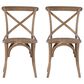 Linon Home Decor Helia Side Chair in Weathered Grey Wash (Set of 2), , large