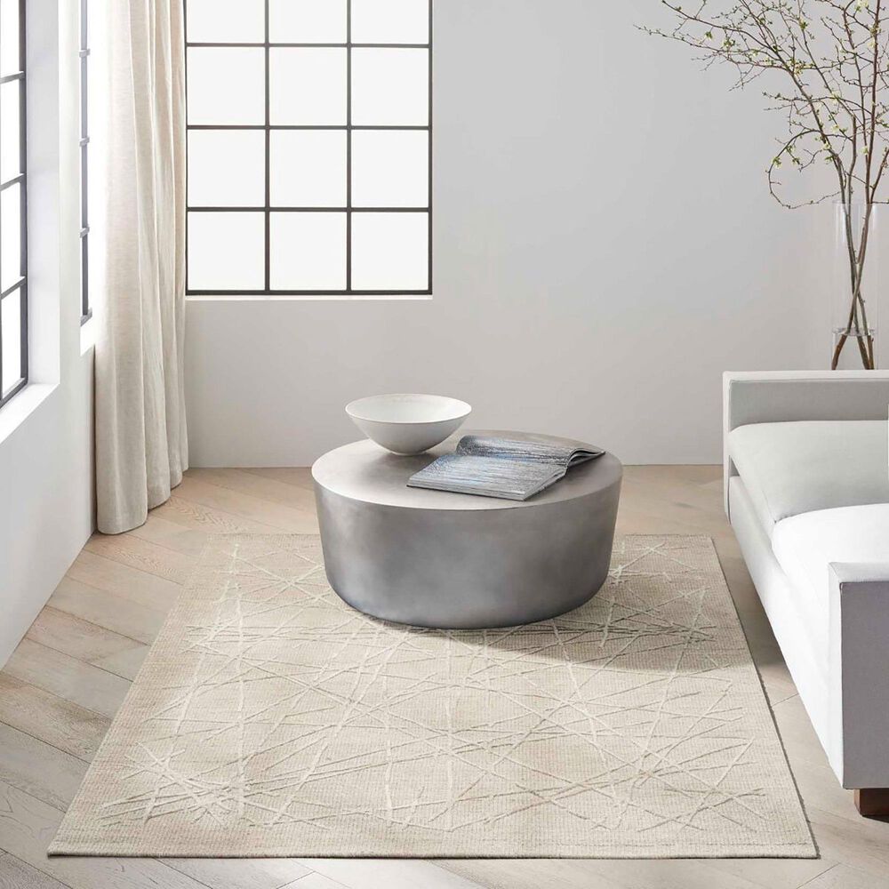 Nourison Wander 5&#39;3&quot; x 7&#39;3&quot; Taupe Area Rug, , large