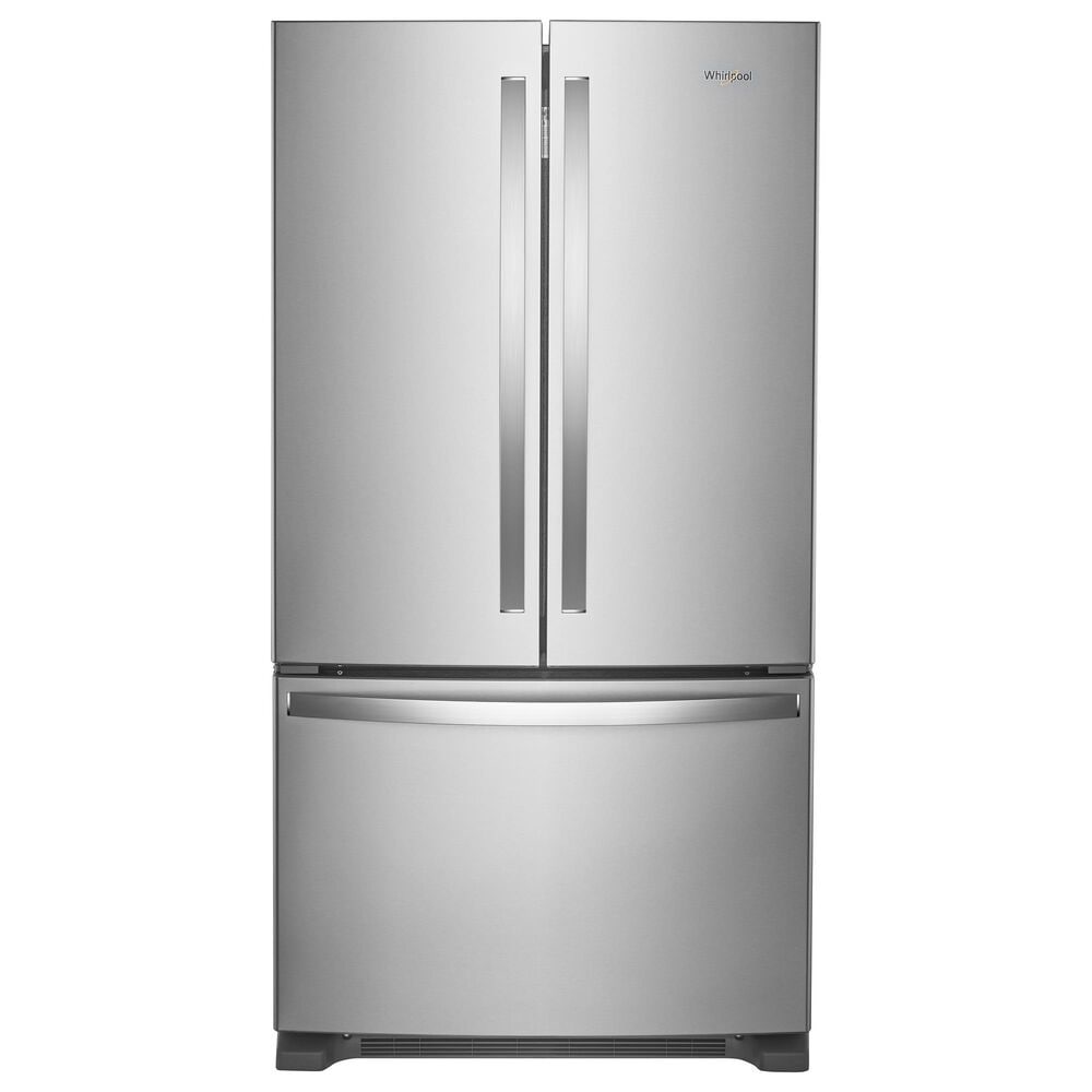 Whirlpool 25.2 Cu. Ft. French Door Refrigerator with Water Dispenser in Fingerprint Resistant Stainless Steel, , large