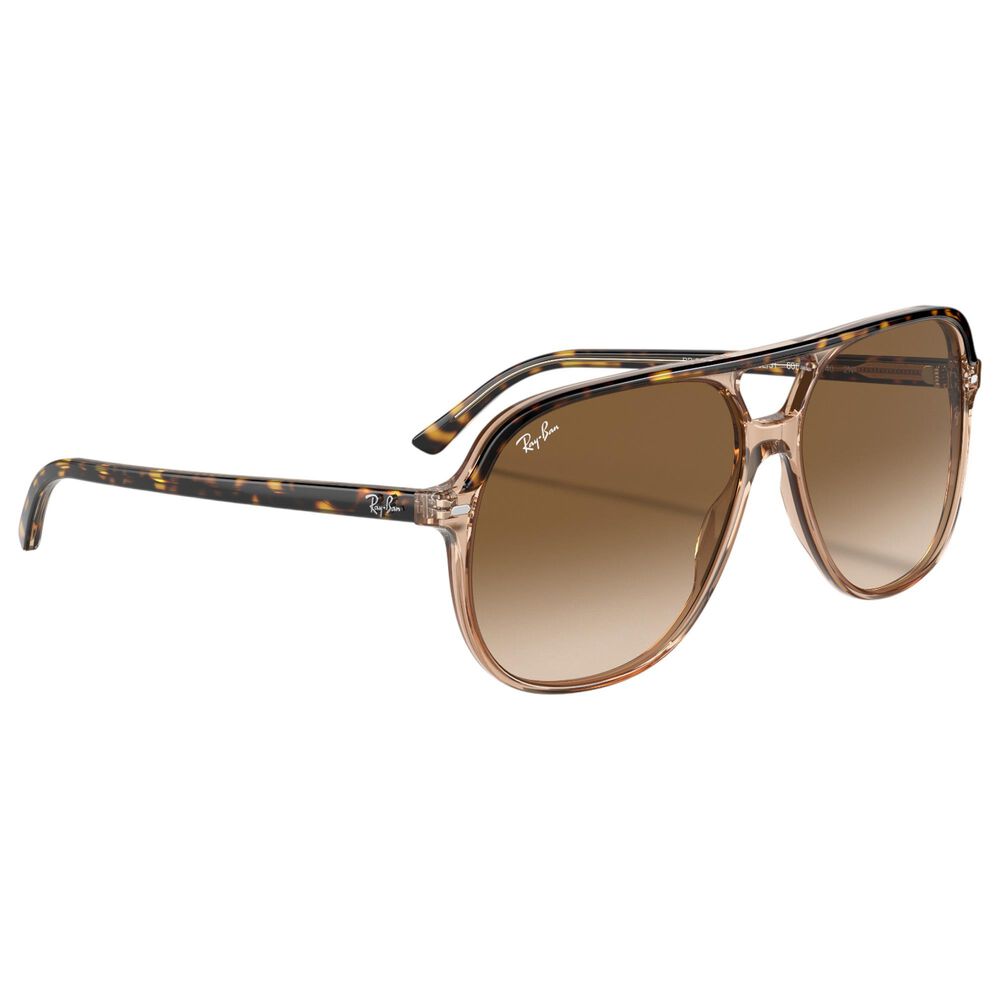 Ray Ban Sunglasses, Style: Bill, Havana On Transparent Brown, Lens Light Brown Buy Ray-Ban Bill Unisex Square Sunglasses Online | Doctor M KSA main image 3