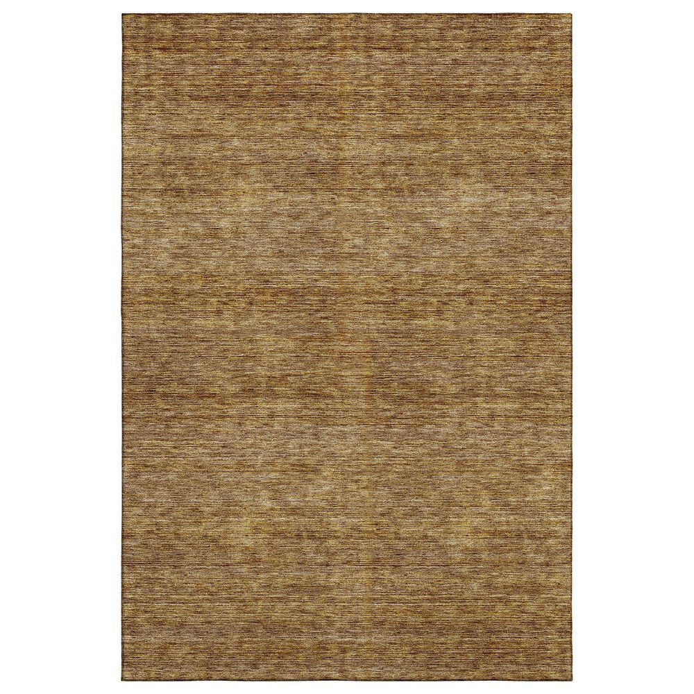 Dalyn Rug Company Soft Essentials Solid Walnut 9" x 12" Indoor/Outdoor Area Rug, , large