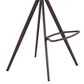 Zuo Modern Aki Bar Stool in White and Dark Brown (Set of 2), , large