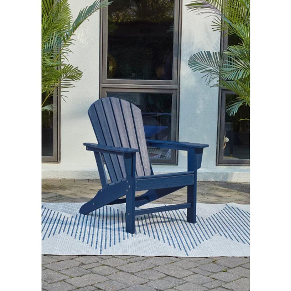 Ashley Sundown Treasure Adirondack Chair in Blue, , large