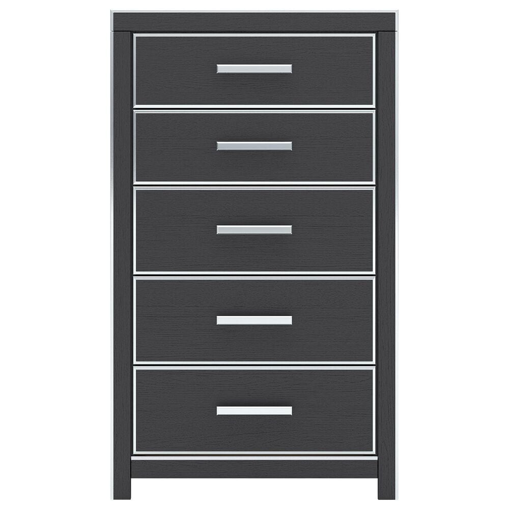 Ashley Zuraleus 5-Piece King Storage Bedroom Set in Matte Black, , large