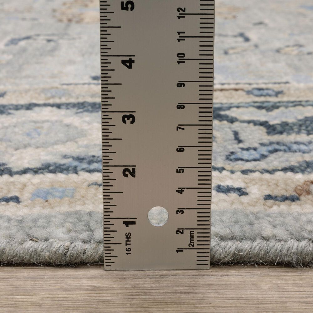 Oriental Weavers Majorca MAJ05 Grey and Blue 9&#39; x 12&#39; Area Rug, , large