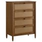 Hearth and Haven 4-Drawer Chest in Brown, , large