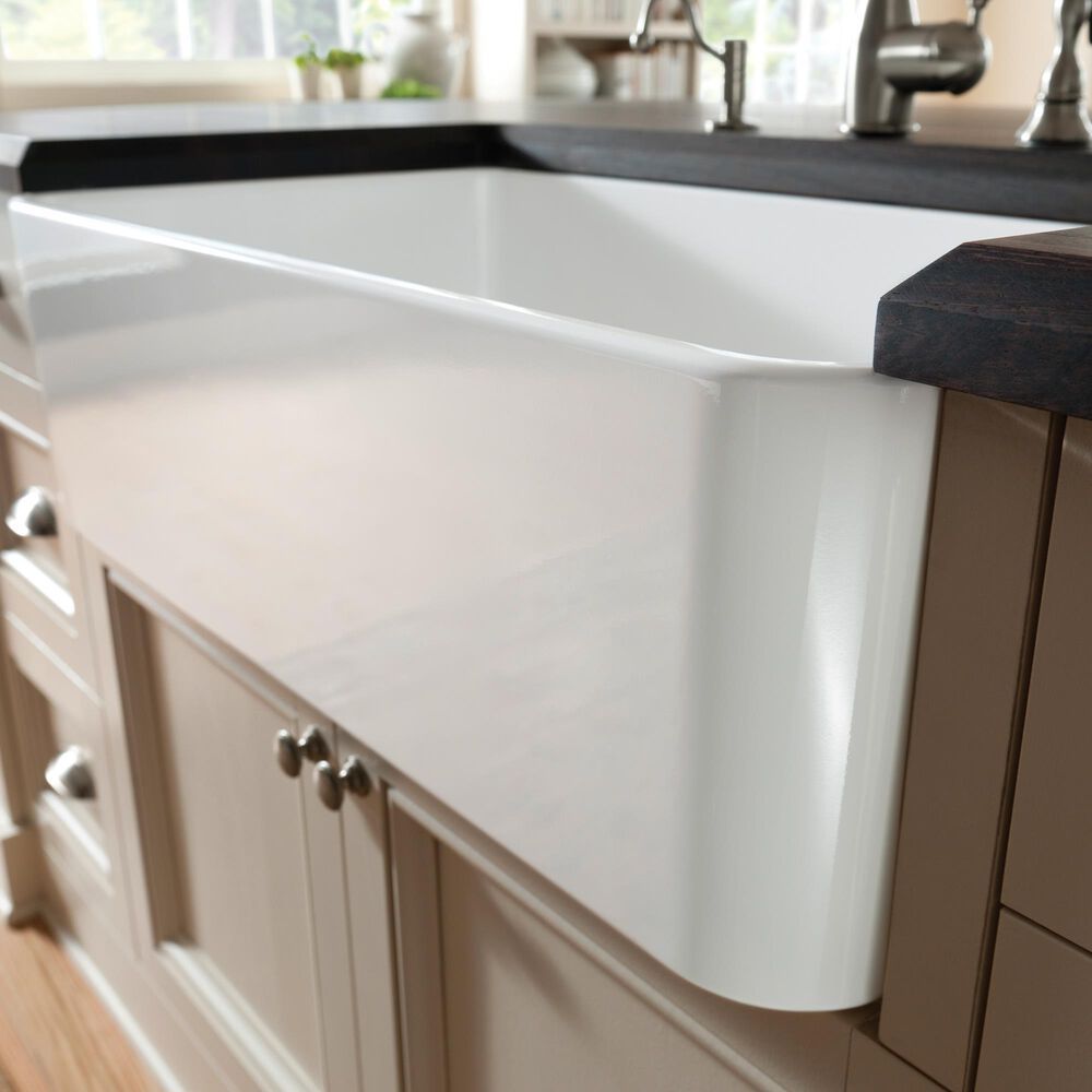 Blanco Cerana 30&quot; Apron Single Bowl Farmhouse Sink in White, , large