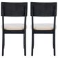 Linon Home Decor Jorissen Side Chair in Dark Charcoal (Set of 2), , large