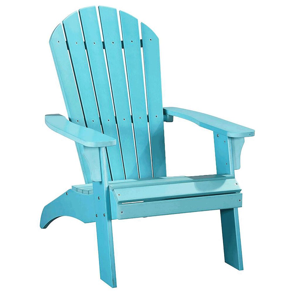 RedOak Creations King Size Adirondack Chair in Blue, , large