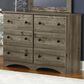 Lemoore Essential 6-Drawer Dresser in Weathered Gray, , large