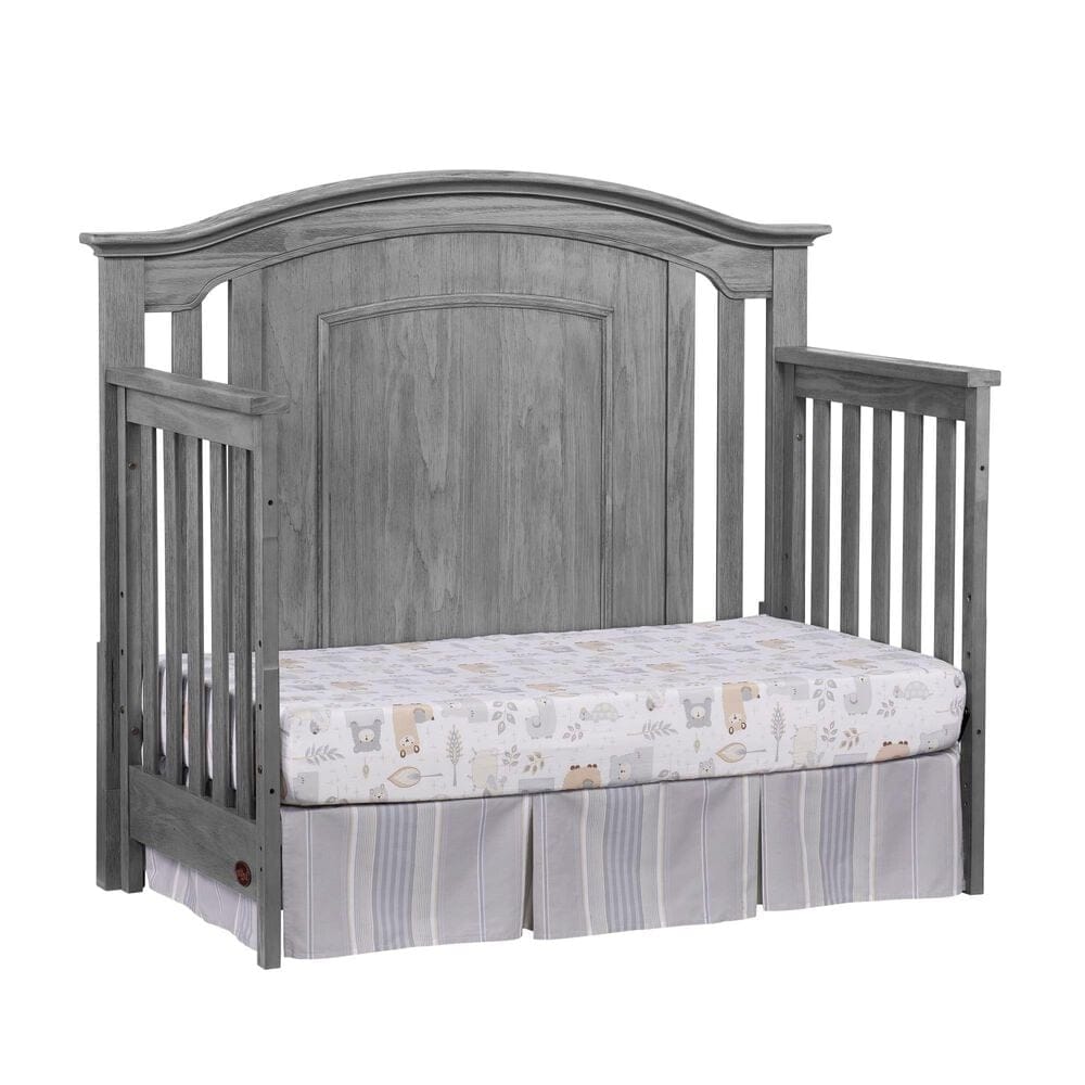 Oxford Village Willowbrook 3- Piece Nursery Set with 4 -In -1 Convertible Crib, Dresser and Changer Top in Graphite Gray, , large