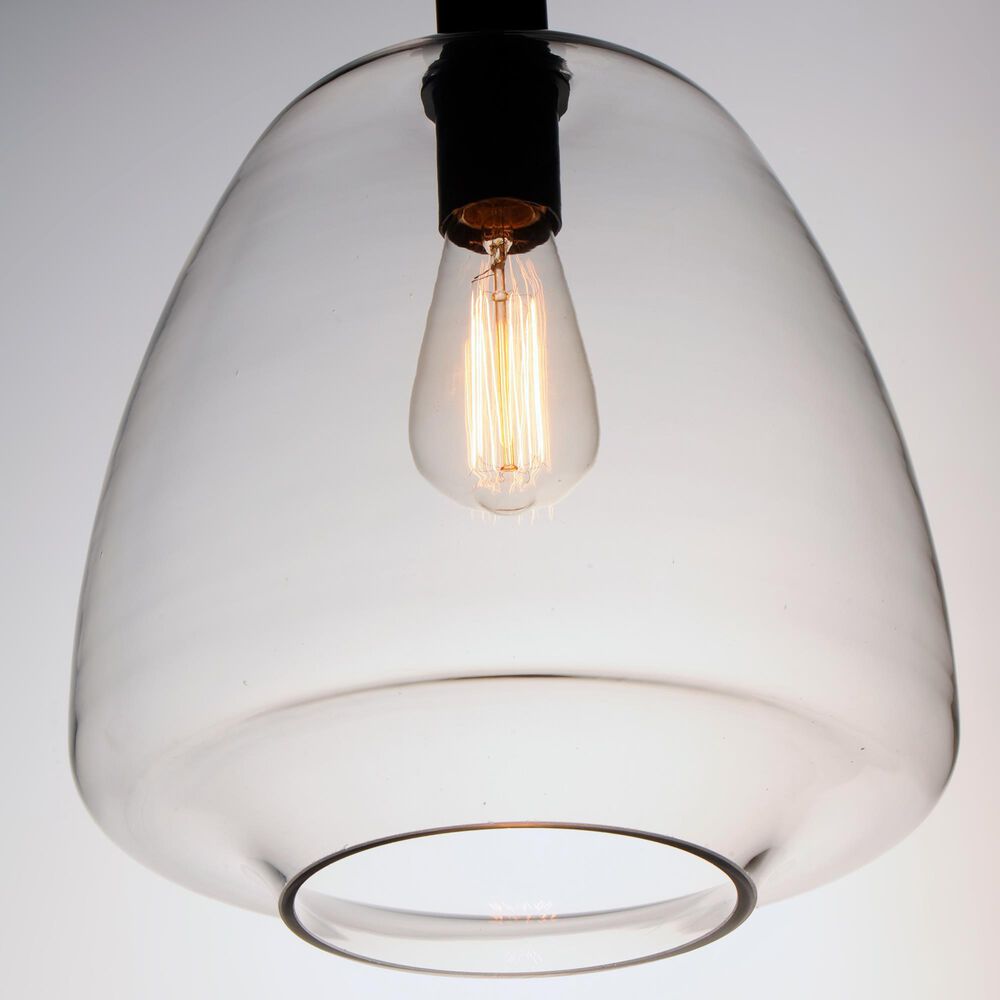 Maxim Lighting Babylon 1-Light Pendant in Matte Black, , large