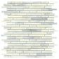 Emser Winter Frost 12" x 13" Marble Mosaic Sheet, , large