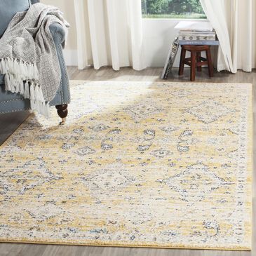 Safavieh Evoke EVK224B-4 4" x 6" Gold/Ivory Area Rug, , large