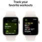Apple Watch SE GPS 44mm Starlight Aluminum Case with Starlight Sport Band - S/M, , large