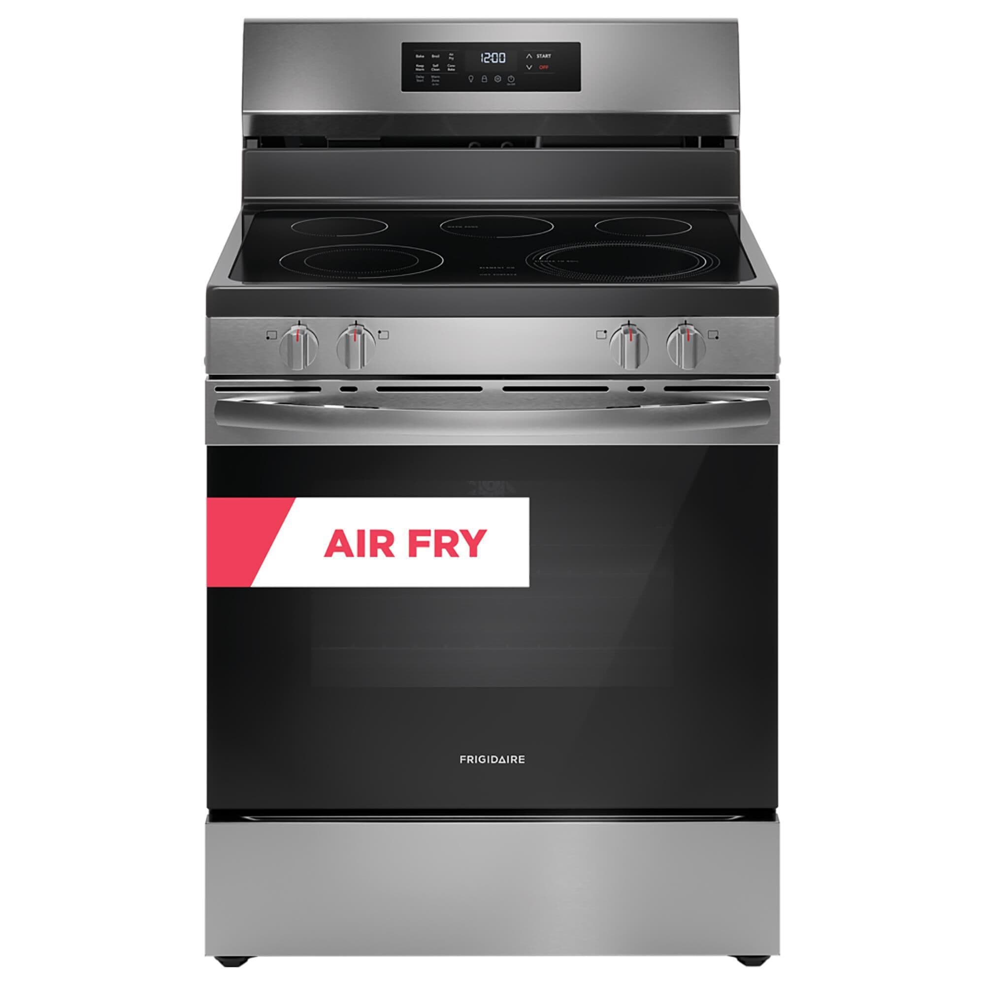 Stainless steel electric stove store with air fryer