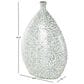 Maple and Jade Large Mosaic Floral Decorative Vase in Blue and Cream, , large