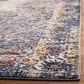 Safavieh Evoke EVK288N 3" x 5" Grey and Navy Area Rug, , large