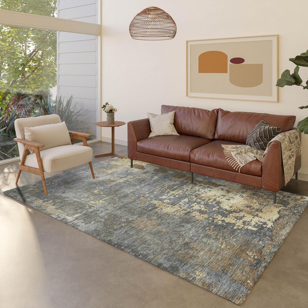 Dalyn Rug Company Kochi KC11 Pewter 9&#39; x 12&#39; Area Rug, , large