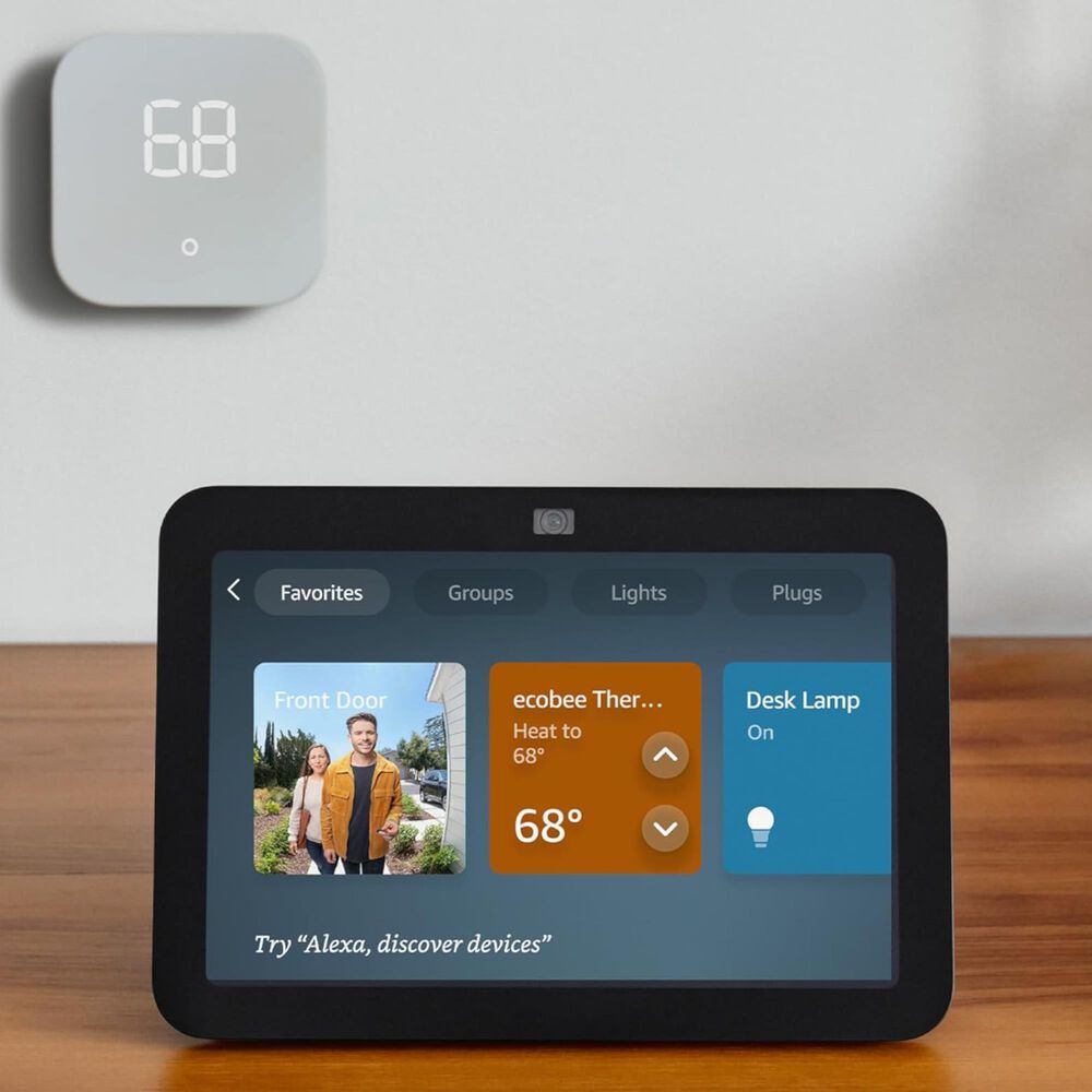 Amazon Echo Show 8 &#40;3rd Gen, 2023 release&#41; | Kitchen companion with Alexa, 8&quot; HD display, and spatial audio | Charcoal, , large