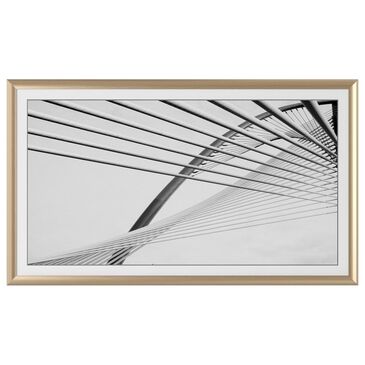 Frame My TV Alloy 65" Prismatic Samsung Frame Bezel in Pale Gold, , large