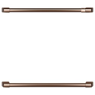 Cafe 27" Handles for Double Wall Oven in Brushed Copper - Set of 2, , large