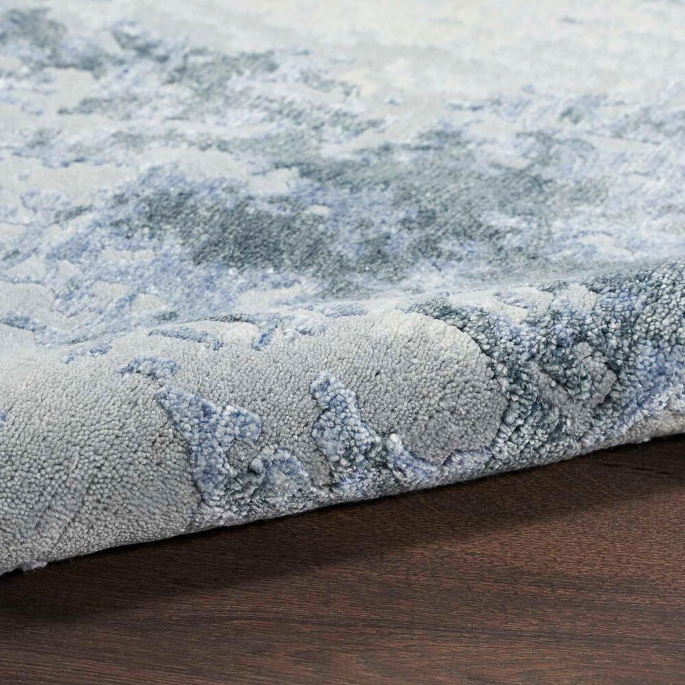Nourison Silk Shadows 2&#39; x 3&#39; Blue and Sky Area Rug, , large