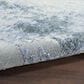 Nourison Silk Shadows 2" x 3" Blue and Sky Area Rug, , large