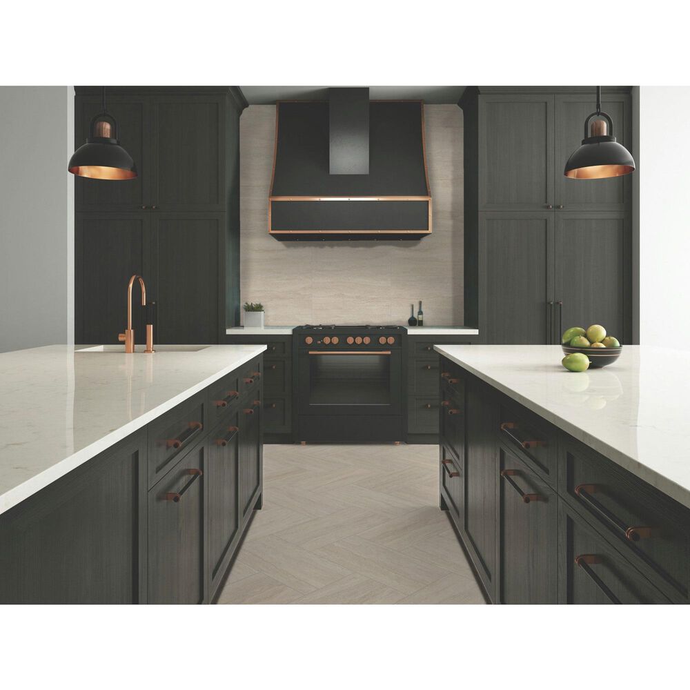 Dal-Tile Haddonstone Dawn Rectangle Vein Cut 12" x 24" Matte Porcelain Tile, , large