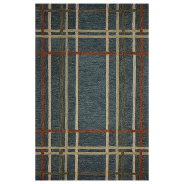 Magnolia Home Waylon Denim and Multicolor 8"6" x 11"6" Area Rug, , large