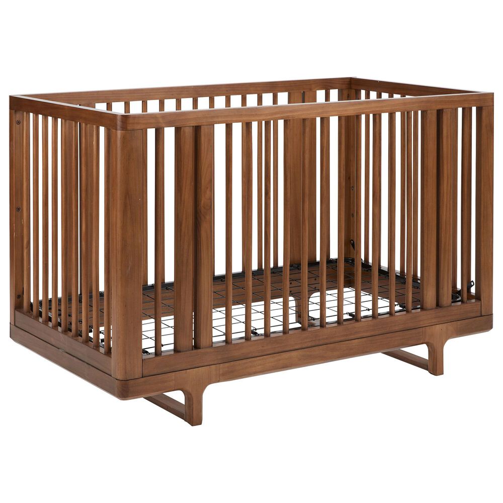 Maxi Cosi Embraced Forms Convertible Crib and Dresser 2-Piece Nursery Set in Chestnut, , large