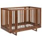Maxi Cosi Embraced Forms Convertible Crib and Dresser 2-Piece Nursery Set in Chestnut, , large