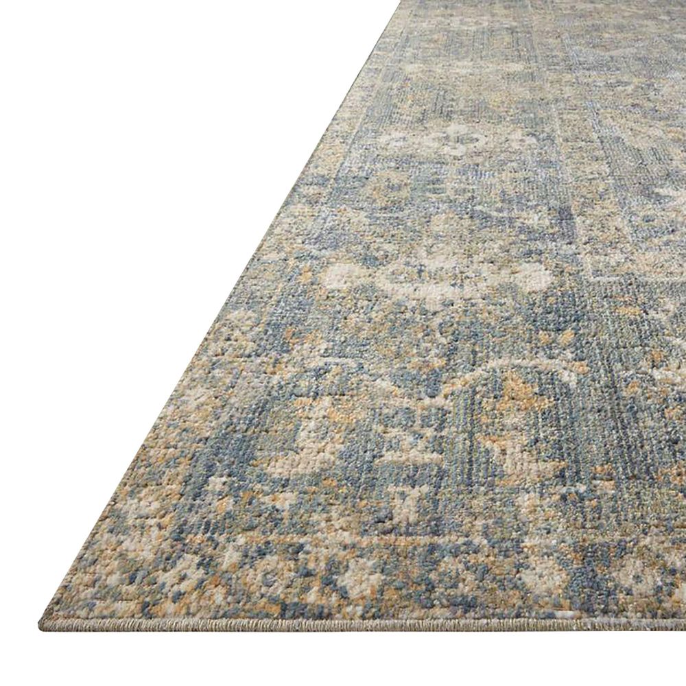 Chris Loves Julia x Loloi Rosemarie 6&#39;3&quot; x 9&#39; Sand and Lagoon Area Rug, , large