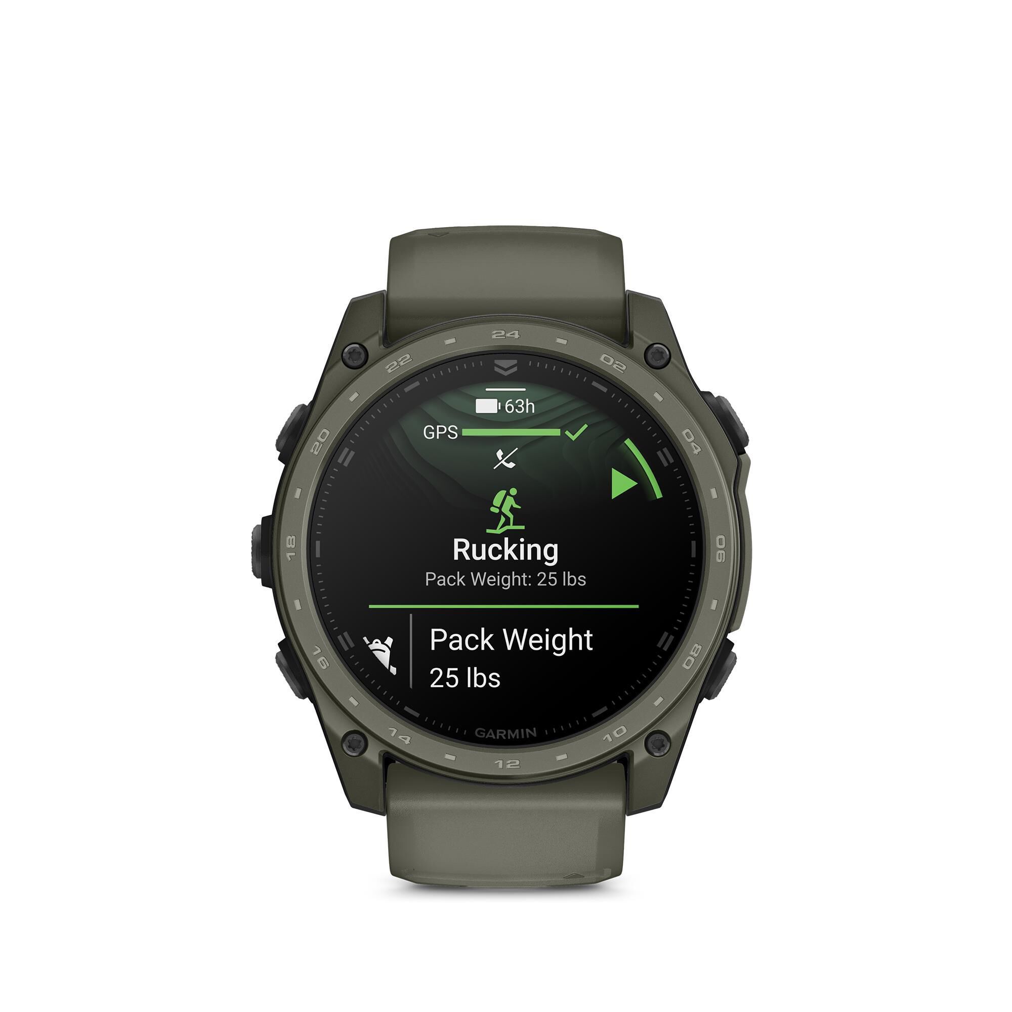 Garmin tactix 8 AMOLED Smartwatch 51 mm in Olive Drab Cerakote Coating