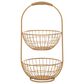 Maple and Jade 20" Traditional Metal Storage Basket in Gold, , large