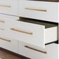 Ashley Kendanport 6-Drawer Dresser in Dark Brown and Matte White, , large