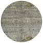 Dalyn Rug Company Karaj KJ5 8" Round Pewter Indoor/Outdoor Area Rug, , large